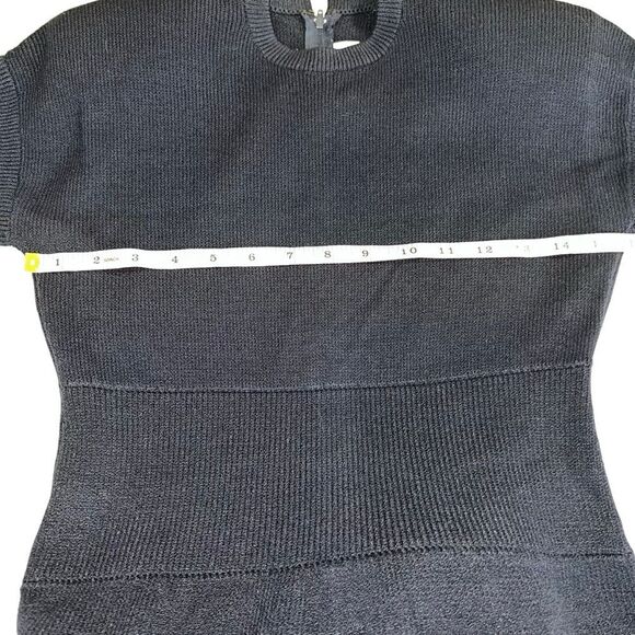 Elegant Navy Midi Dress - Picture 7 of 9